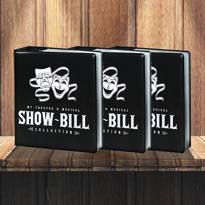 Playbill 3 ring D-Ring Binder for Broadway and Theatre Show-Bills
