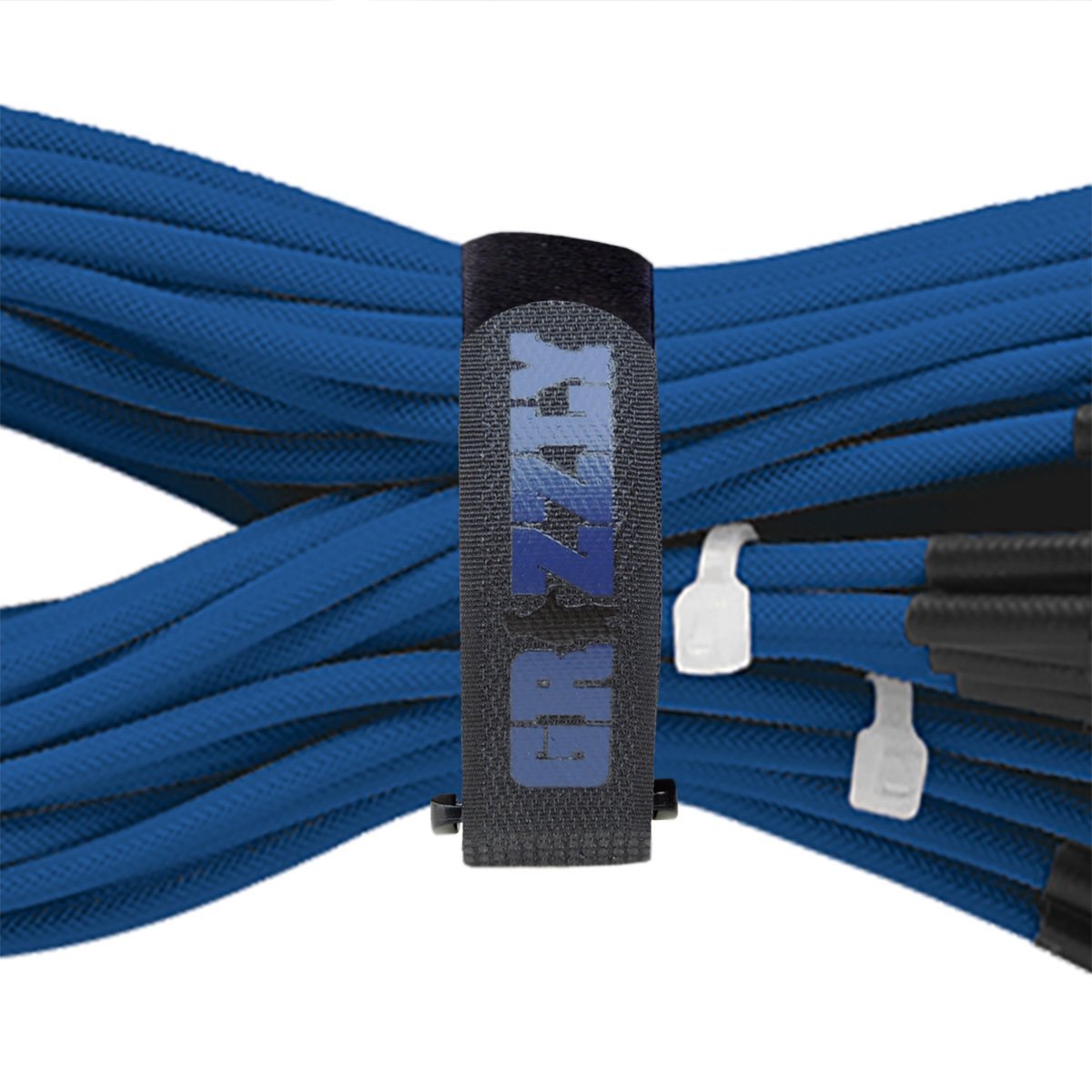 Cinch Straps, Reusable Black Nylon Cable/Securing Straps, 1 inch Wide, 12 Various Lengths, 2 Free Cable Straps - RingBinderDepot.com