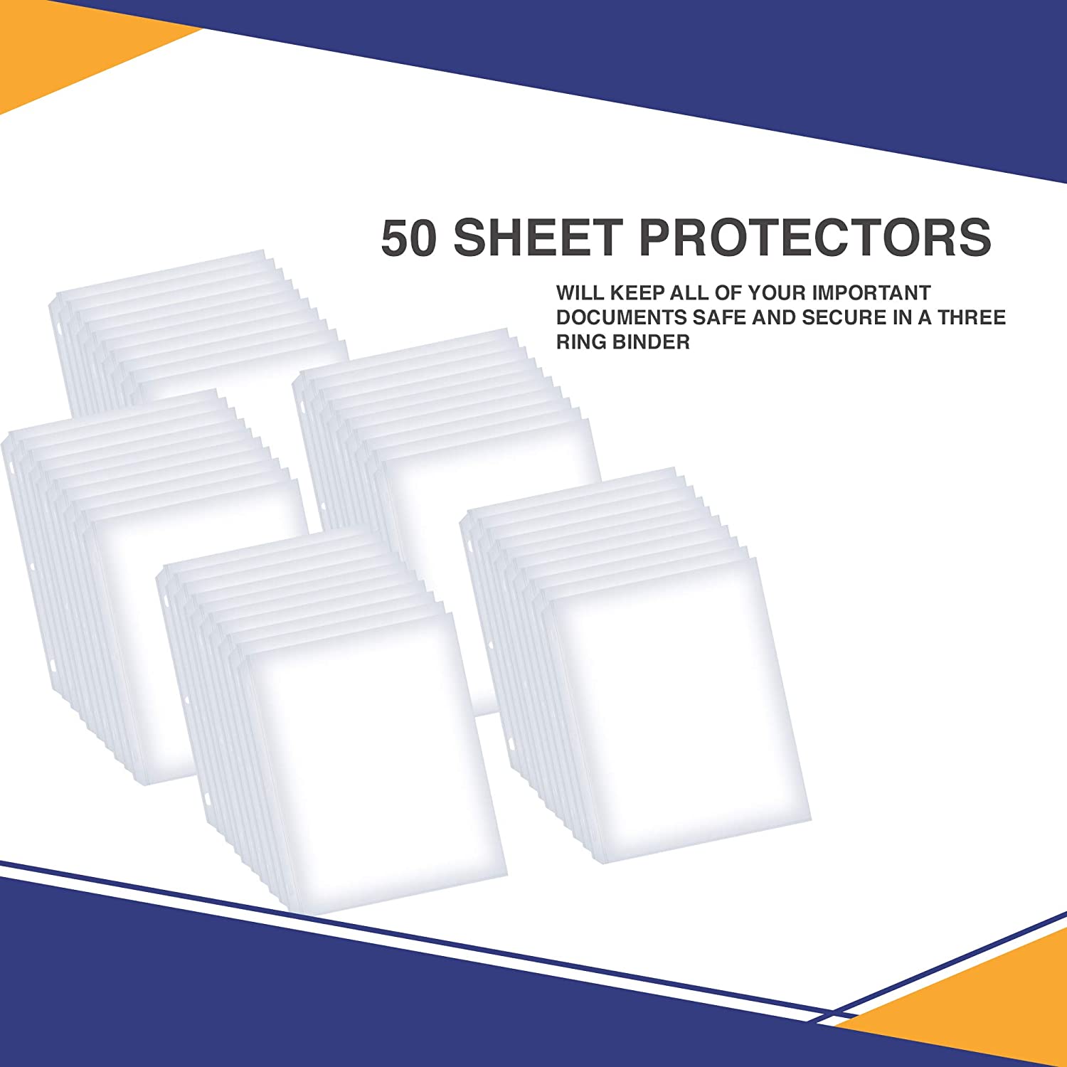 Durable Clear Page Protectors