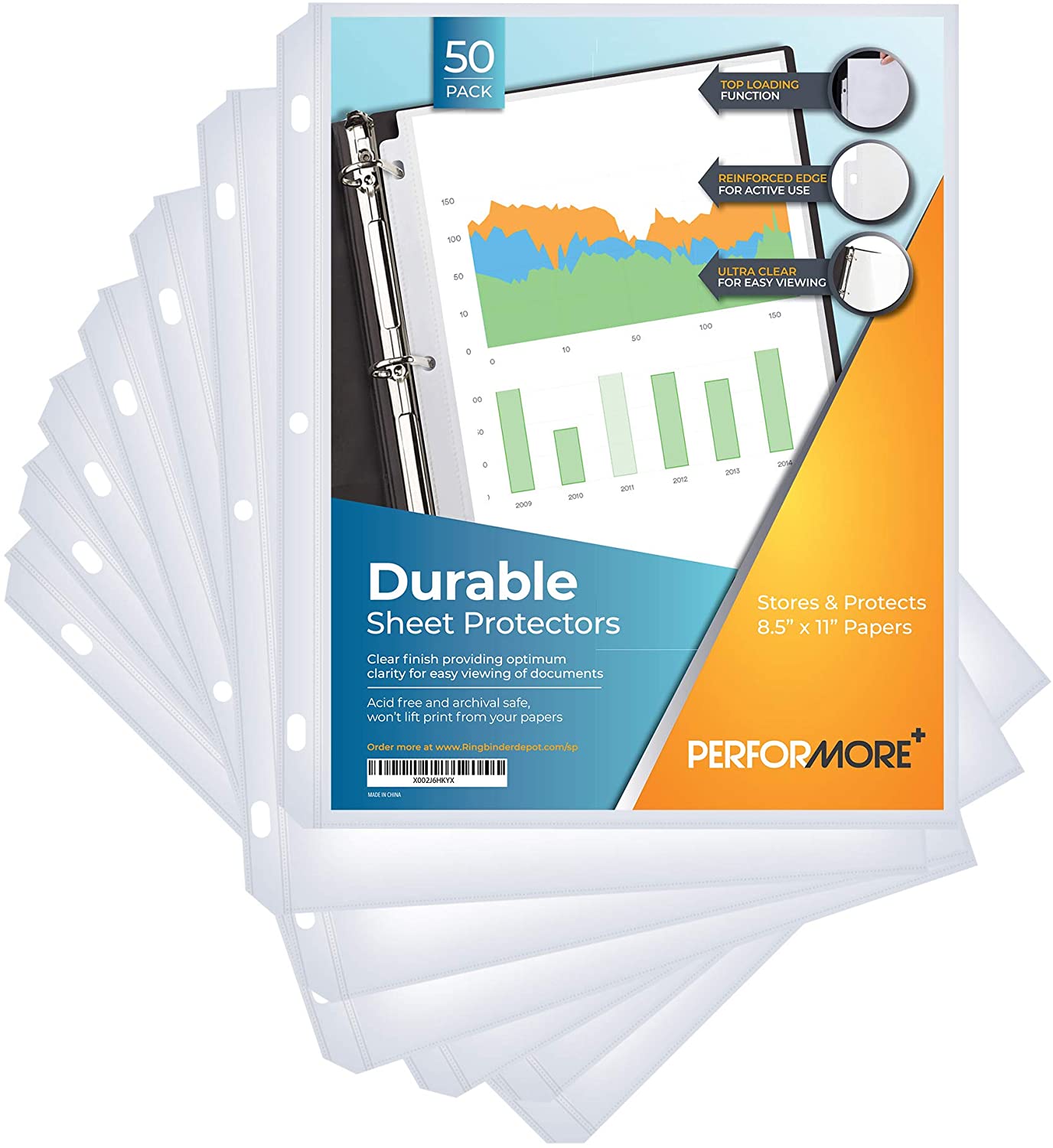 Durable Clear Page Protectors