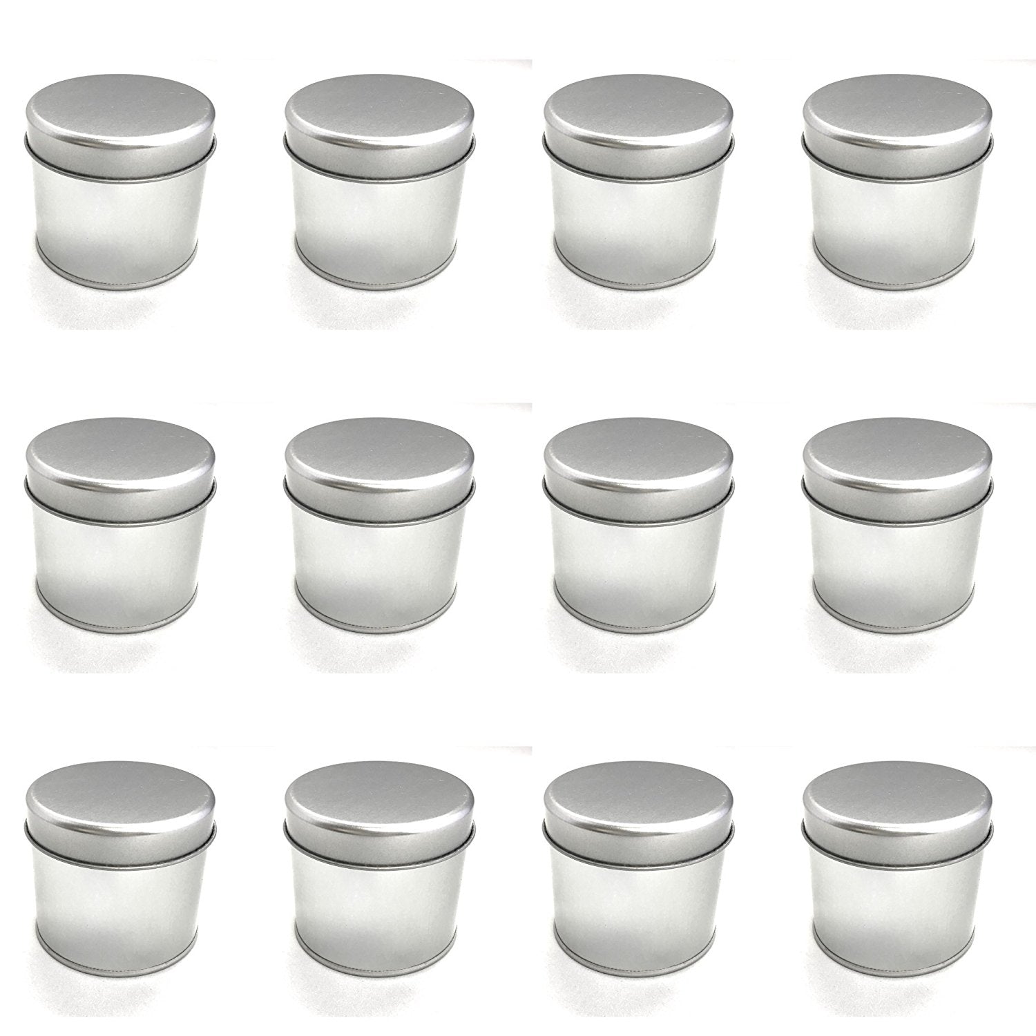 Tin Cans, 12 Pack – Medium (6 oz) – 3” x 1.9” - RingBinderDepot.com